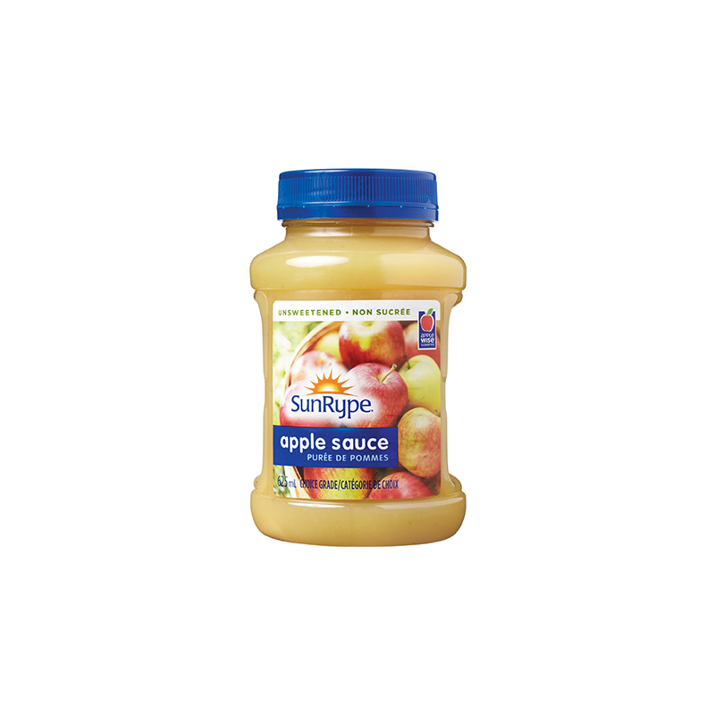 SunRype Apple Sauce UNSWEETENED APPLE SAUCE Plastic PET 625mL
