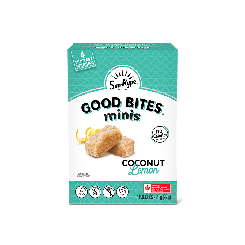 SunRype Good Bites COCONUT LEMON Carton 4 X 23g