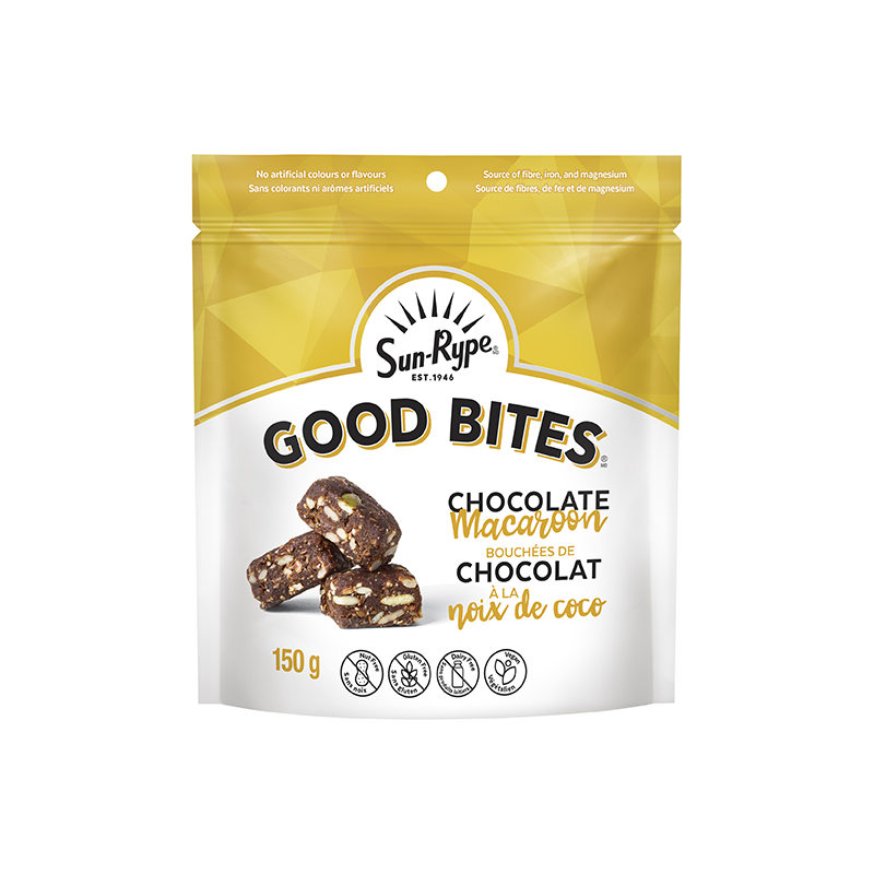 SunRype Good Bites CHOCOLAT À LA NOIX DE COCO Printed Film 150g