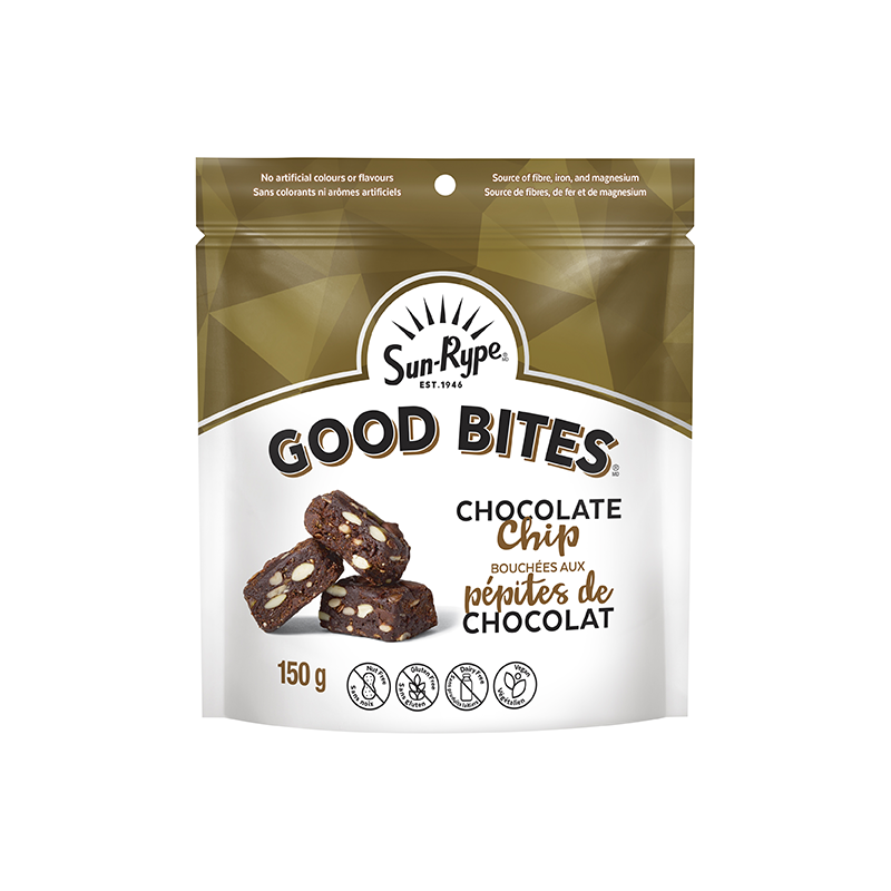SunRype Good Bites PÉPITES DE CHOCOLAT Printed Film 150g