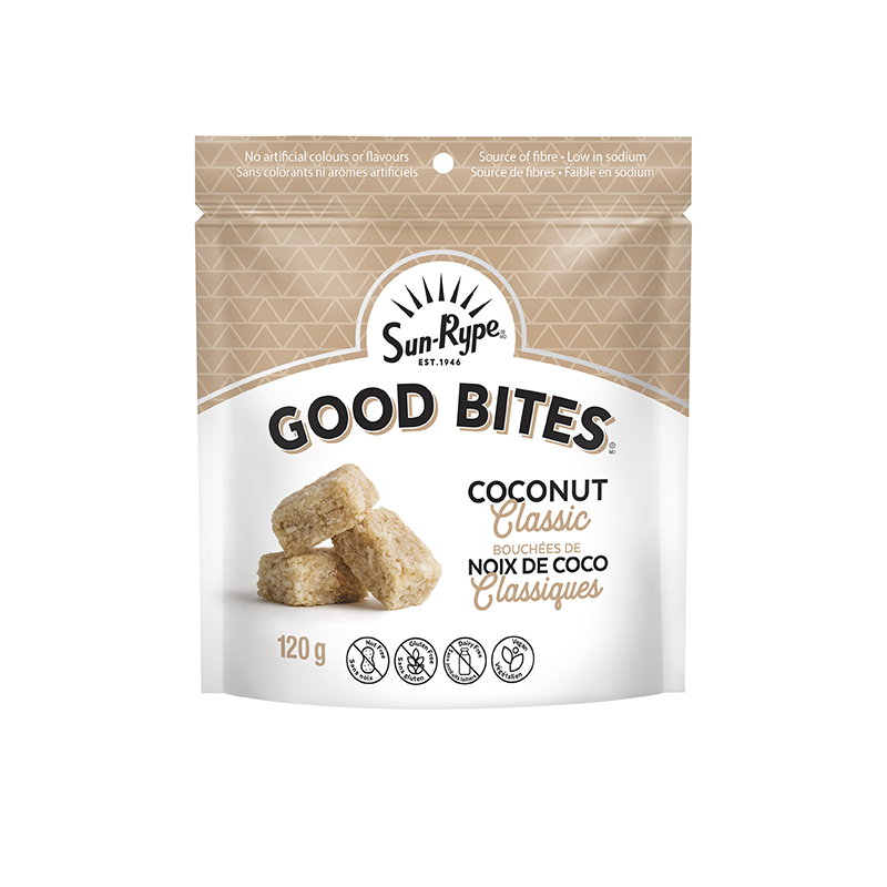 SunRype Good Bites NOIX DE COCO CLASSIQUES Printed Film 120g